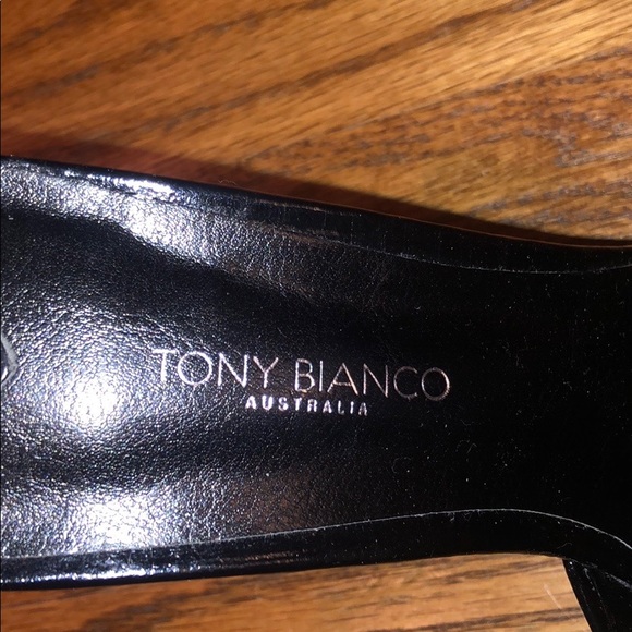 tony bianco black sandals (worn once) - Picture 3 of 6